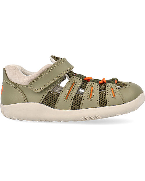Bobux I Walk Summit Sandal - Burnt Olive and Fog - Expert Walkers Sandals