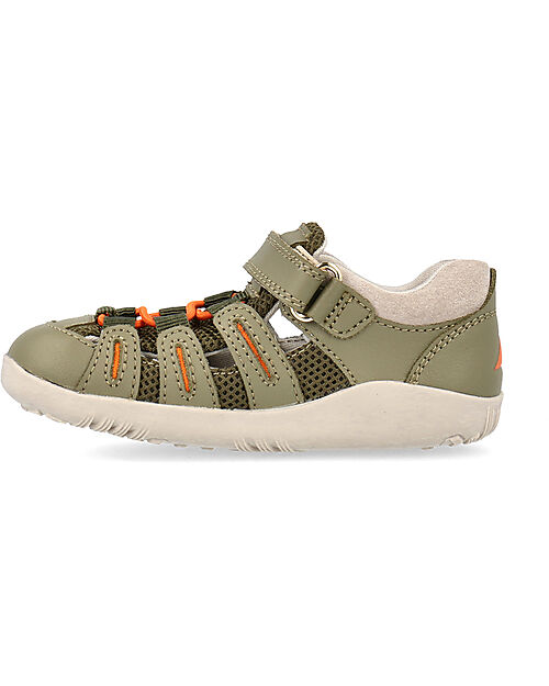Bobux I Walk Summit Sandal - Burnt Olive and Fog - Expert Walkers Sandals