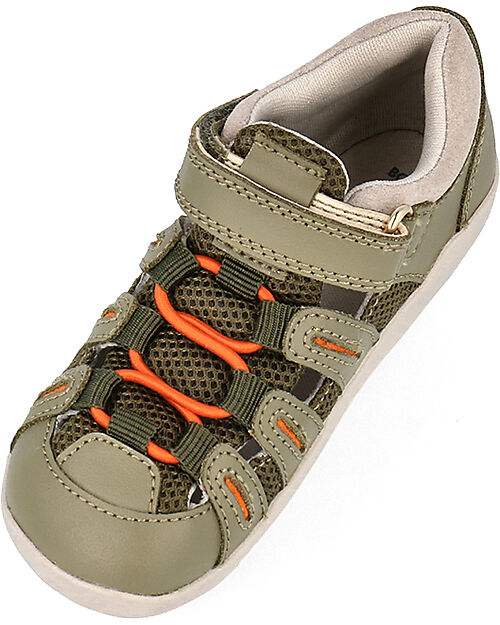 Bobux I Walk Summit Sandal - Burnt Olive and Fog - Expert Walkers Sandals