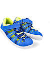 Bobux I Walk Summit Sandal - Snorkel Blue and Sunny Lime - Expert Walkers Sandals