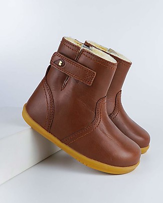 Bobux I Walk Tahoe Artic Boot - Toffee - Lined with Merino Shoes