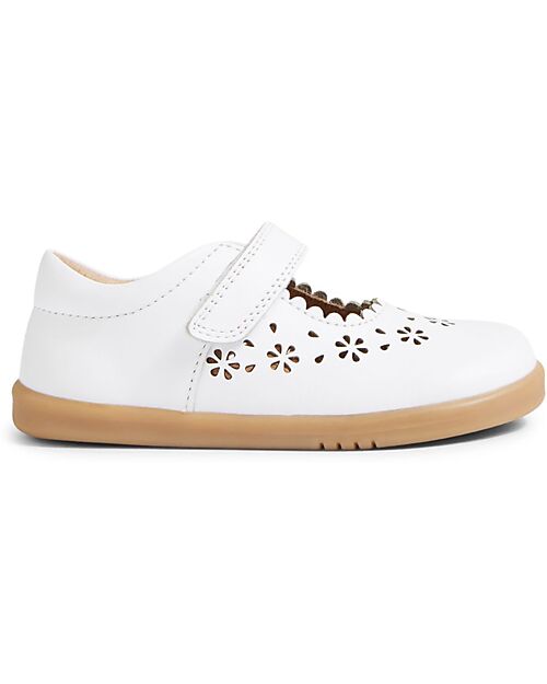 Bobux I Walk Tilly Sandal - White - Mary Jane Design - Experienced Walkers Sandals