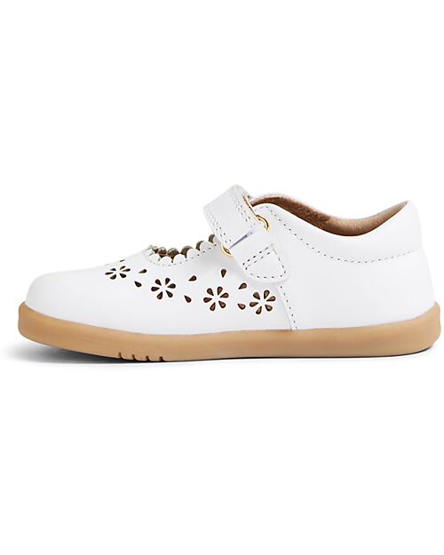 Bobux I Walk Tilly Sandal - White - Mary Jane Design - Experienced Walkers Sandals