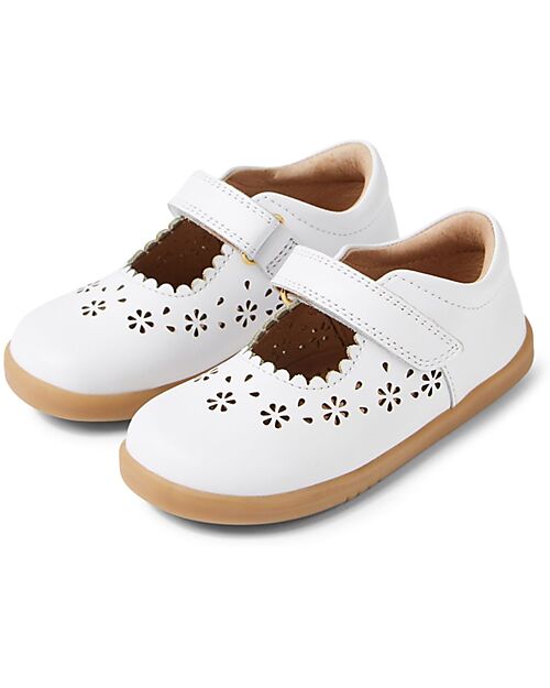 Bobux I Walk Tilly Sandal - White - Mary Jane Design - Experienced Walkers Sandals