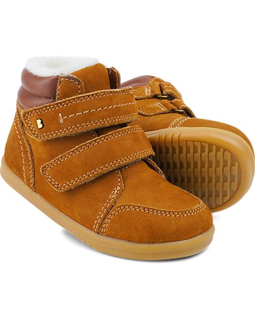 Bobux I Walk Timber Arctic Boot - Mustard - Leather and Merino Lining Shoes