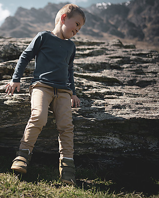 Bobux I Walk Timber Arctic Boot - Olive - Leather and Merino Lining Shoes