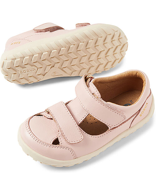 Bobux I Walk Troop Sandals - Barefoot - Alpha - Cameo Rose - Super flexible sole! Sandals