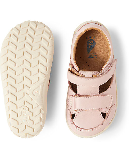 Bobux I Walk Troop Sandals - Barefoot - Alpha - Cameo Rose - Super flexible sole! Sandals