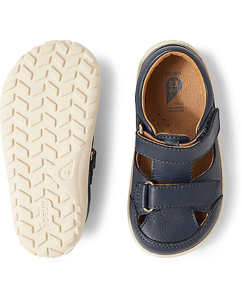 Bobux I Walk Troop Sandals - Barefoot - Alpha - Navy - Super flexible sole! Sandals
