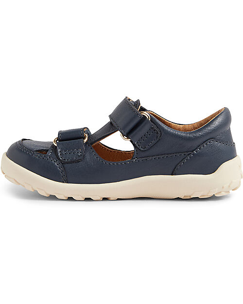 Bobux I Walk Troop Sandals - Barefoot - Alpha - Navy - Super flexible sole! Sandals