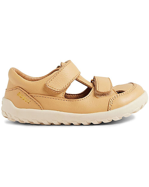 Bobux I Walk Troop Sandals - Barefoot - Alpha - Oak Buff - Super flexible sole! Sandals