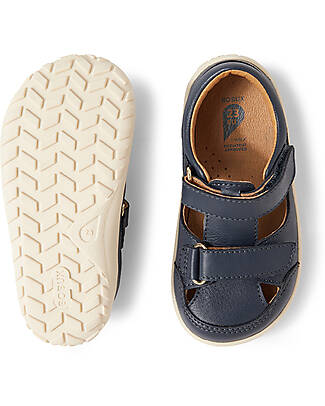 Bobux I Walk Troop Sandals - Barefoot - Navy - Super flexible sole! Sandals