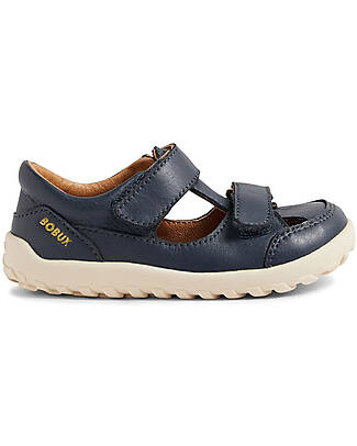 Bobux I Walk Troop Sandals - Barefoot - Navy - Super flexible sole! Sandals