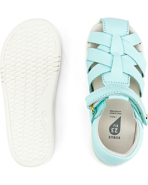 Bobux I-Walk Tropicana II Sandal - Mist - Interlaced Straps and Flexible Sole! Sandals