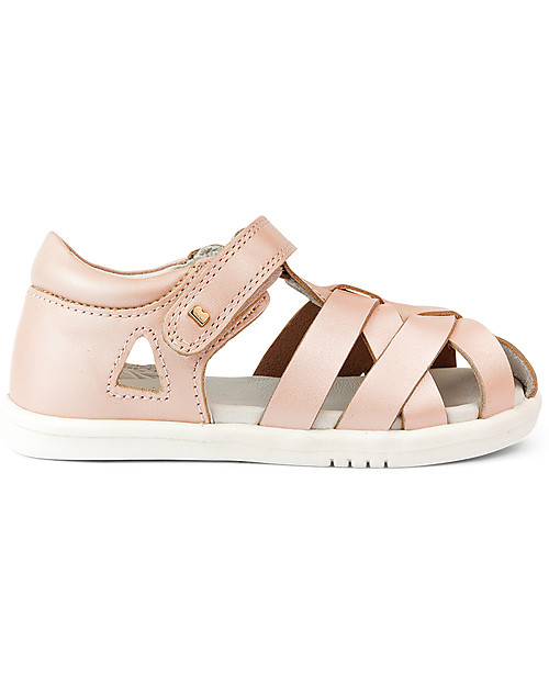 Bobux I-Walk Tropicana II Sandal - Seashell Shimmer - Interlaced Straps and Flexible Sole! Sandals
