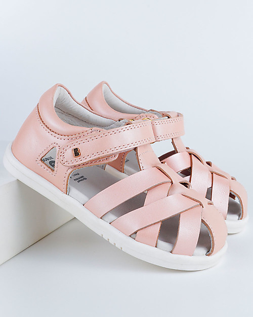 Bobux I-Walk Tropicana II Sandal - Seashell Shimmer - Interlaced Straps and Flexible Sole! Sandals