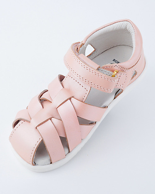Bobux I-Walk Tropicana II Sandal - Seashell Shimmer - Interlaced Straps and Flexible Sole! Sandals