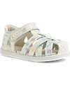 Bobux I Walk Tropicana II Sandals - White Floral - Expert Walkers Sandals