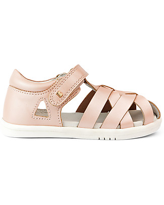 Bobux I-Walk Tropicana Sandal II - Seashell - Interlaced Straps and Flexible Sole! Shoes