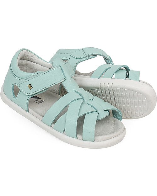 Bobux I-Walk Tropicana Sandal - Mint - Interlaced Straps and Flexible Sole! Sandals