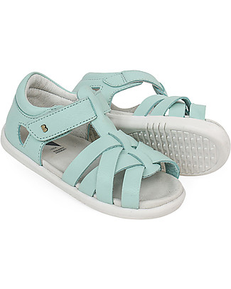 Bobux I-Walk Tropicana Sandal - Mint - Interlaced Straps and Flexible Sole! Shoes