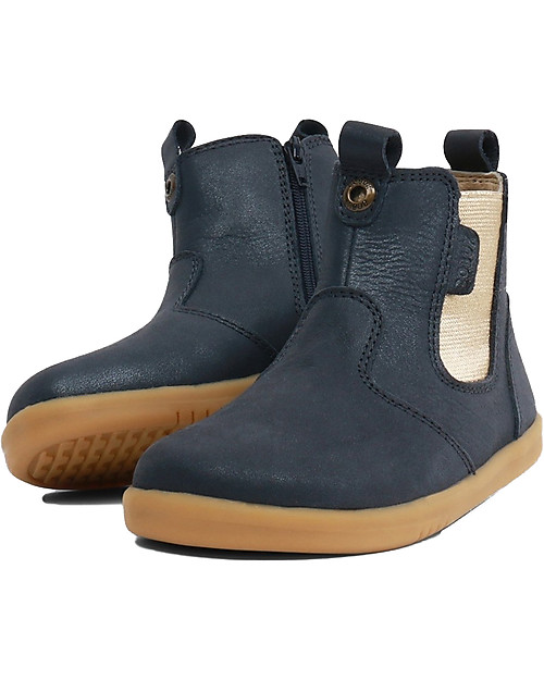 Bobux Kid Jodphur Boot, Navy/Shimmer - Comfort and Style for kids! Shoes