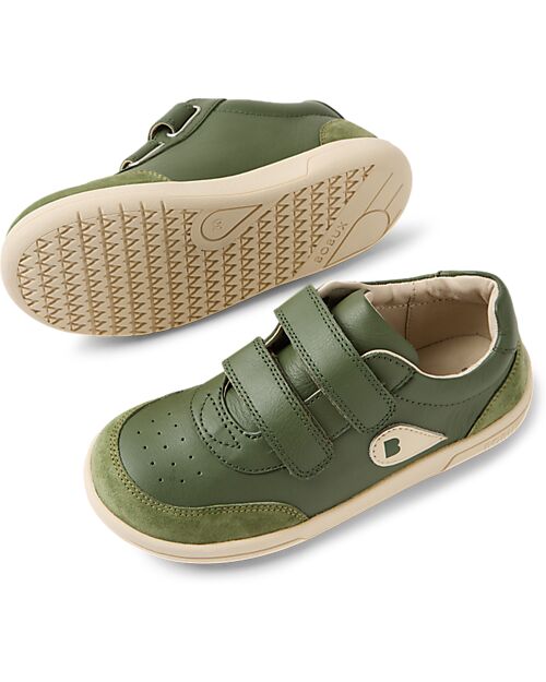 Bobux Kid Plus Champ II Shoes- Bronze Green - Premium Leather - Advanced Walkers Shoes
