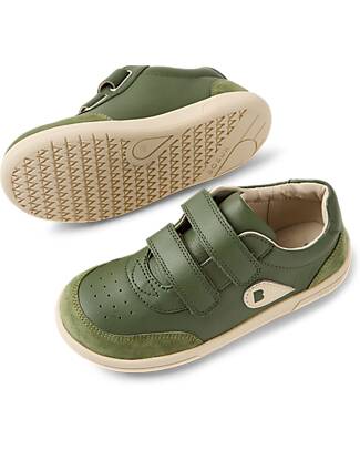 Bobux Kid Plus Champ II Shoes- Bronze Green - Premium Leather - Advanced Walkers Shoes