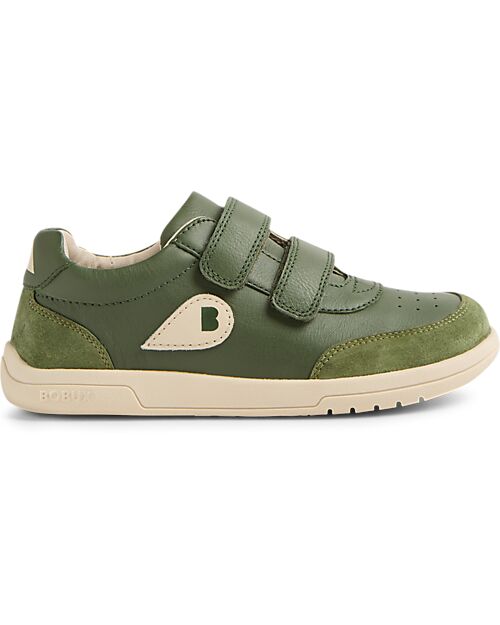 Bobux Kid Plus Champ II Shoes- Bronze Green - Premium Leather - Advanced Walkers Shoes