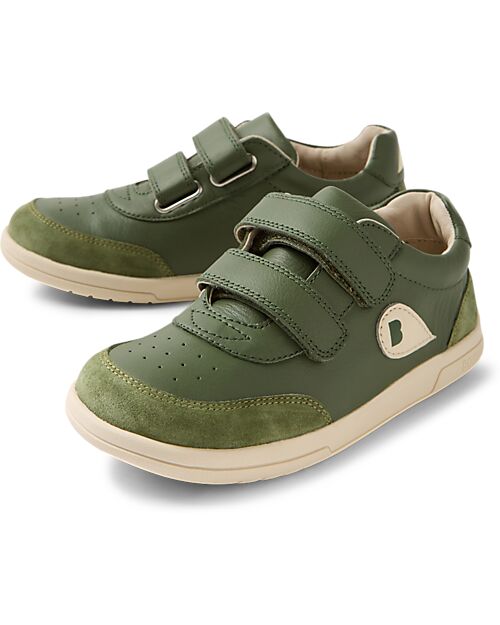Bobux Kid Plus Champ II Shoes- Bronze Green - Premium Leather - Advanced Walkers Shoes