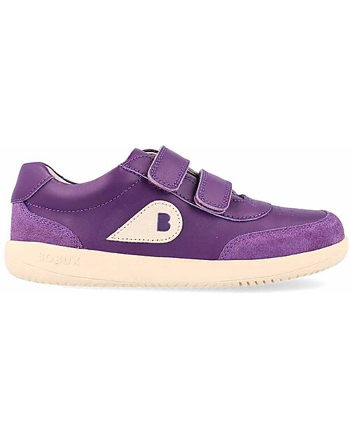 Bobux Kid Plus Champ Shoes Murasaki Purple + Chalk Sneakers