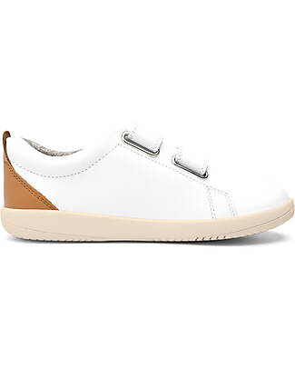 Bobux Kid Plus Grass Court - Caramel - Padded and Flexible Sole Sneakers
