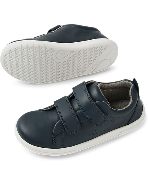 Bobux Kid Plus Grass Court II Shoes - Navy - Premium Leather - Advanced Walkers Shoes