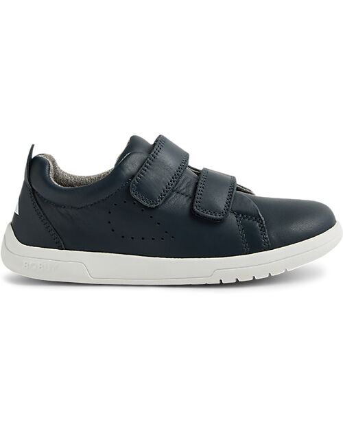 Bobux Kid Plus Grass Court II Shoes - Navy - Premium Leather - Advanced Walkers Shoes