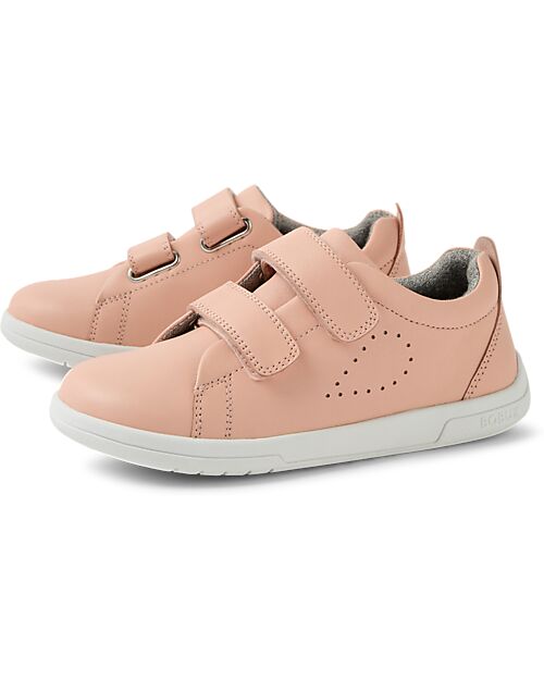 Bobux Kid Plus Grass Court II Shoes - Seashell - Premium Leather - Advanced Walkers Shoes