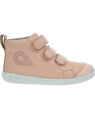 Bobux Kid Plus Grass Court - Seashell - Padded and Flexible Sole! Shoes