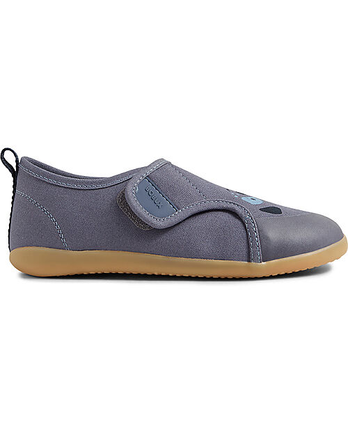 Bobux Kid Plus Pure Nook Indoor Shoe - Puppy - Vintage Indigo - Perfect Slippers at Home or at School Slippers