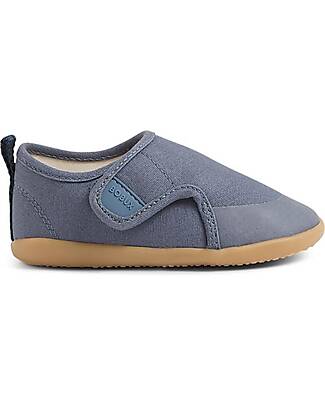 Bobux Kid Plus Pure Nook Indoor Shoe - Vintage Indigo - Perfect Slippers at Home or at School Slippers