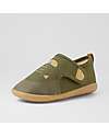 Bobux Kid Plus Pure Nook Indoor Shoes - Cat - Dried Herb - Perfect Slippers at Home or at School Slippers
