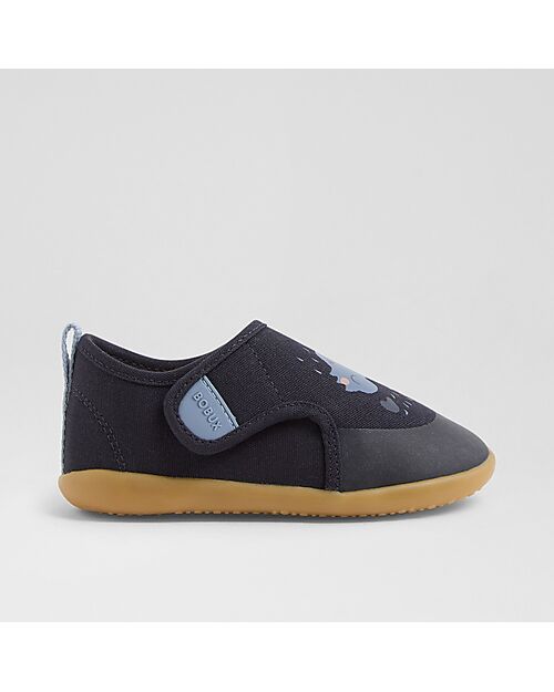 Bobux Kid Plus Pure Nook Indoor Shoes - Howl - Navy - Perfect Slippers at Home or at School Slippers