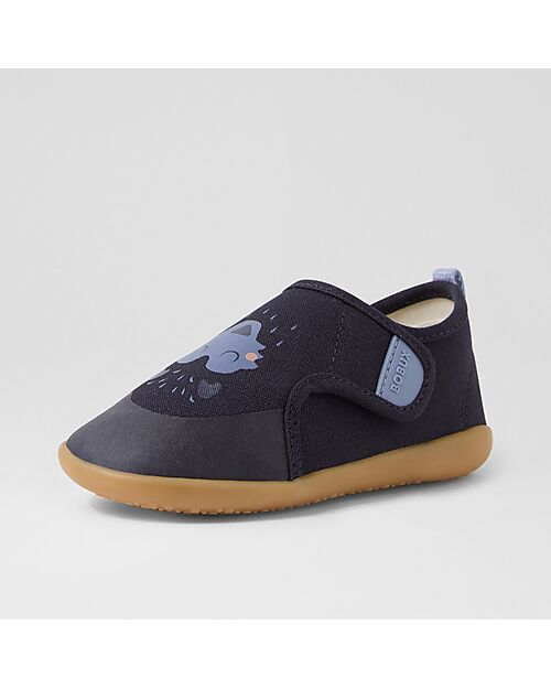 Bobux Kid Plus Pure Nook Indoor Shoes - Howl - Navy - Perfect Slippers at Home or at School Slippers