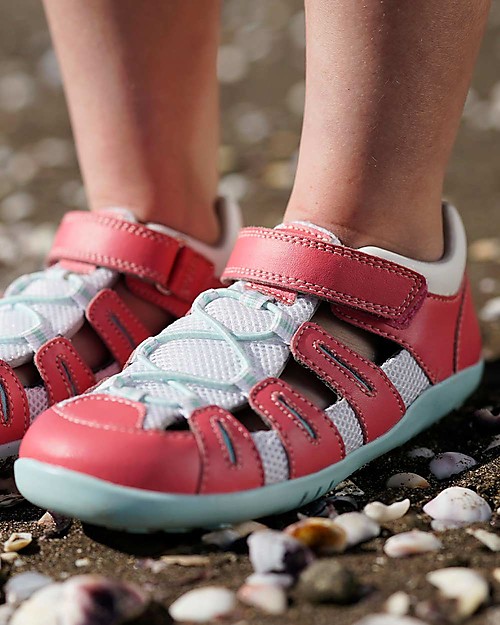 Bobux Kid Plus Summit Sandal - Guava/Mist - Aktiv Sole for all Terrain Sandals