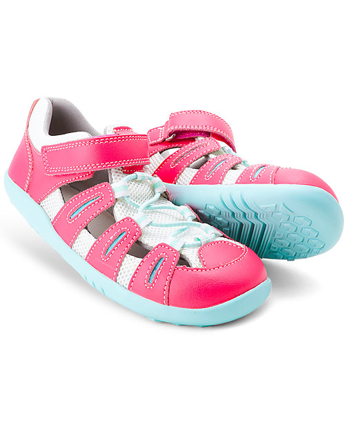 Bobux Kid Plus Summit Sandal - Guava/Mist - Aktiv Sole for all Terrain Sandals