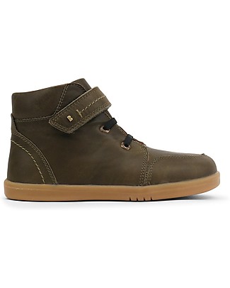 Bobux Kid Plus Timber Boot - Olive - Super Flexible Sole! Shoes