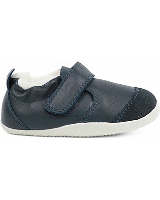 Bobux I-Walk Boston Trainer, Navy - All-occasion Shoe! unisex (bambini)