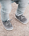 Bobux OUTLET Step-Up Play Knit Shoe - Smoke - Size 22, Stretchy Knitted Midsection! - Showroom Sample Shoes