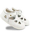 Bobux OUTLET - Step-Up Zap II Sandal - White - Quickdry Leather for First Steps - Showroom Sample Sandals
