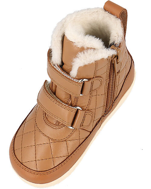 Bobux Shoe Step Up Patch Artic - Caramel - First Steps Shoes