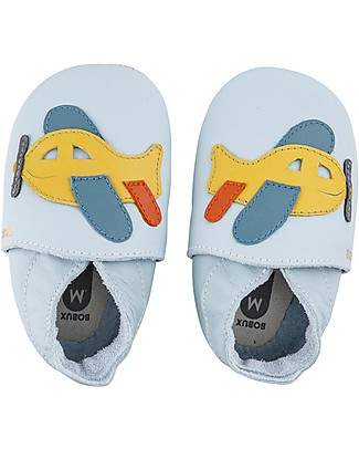 Bobux Soft Sole - Aero Sky Grey - The next best thing after bare feet! Bobux Soft Sole