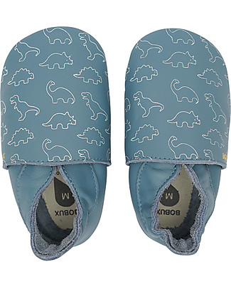 Bobux Soft Sole - Blue Dino - The next best thing after bare feet! Bobux Soft Sole